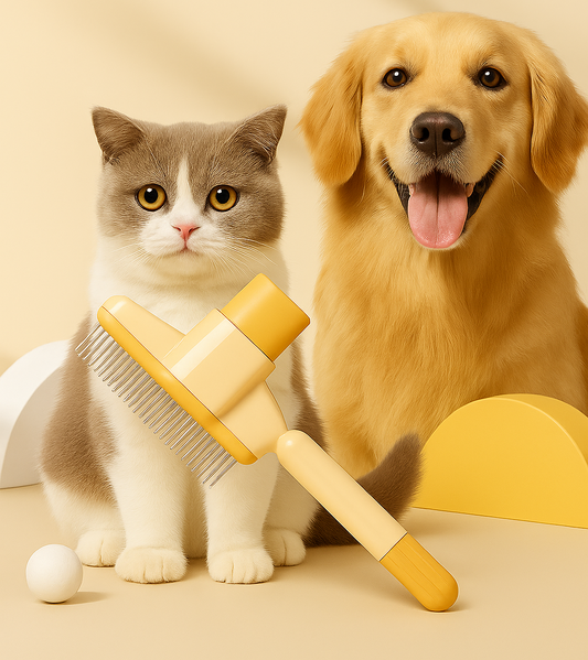 "2-in-1" Grooming Brush for Cats & Dogs